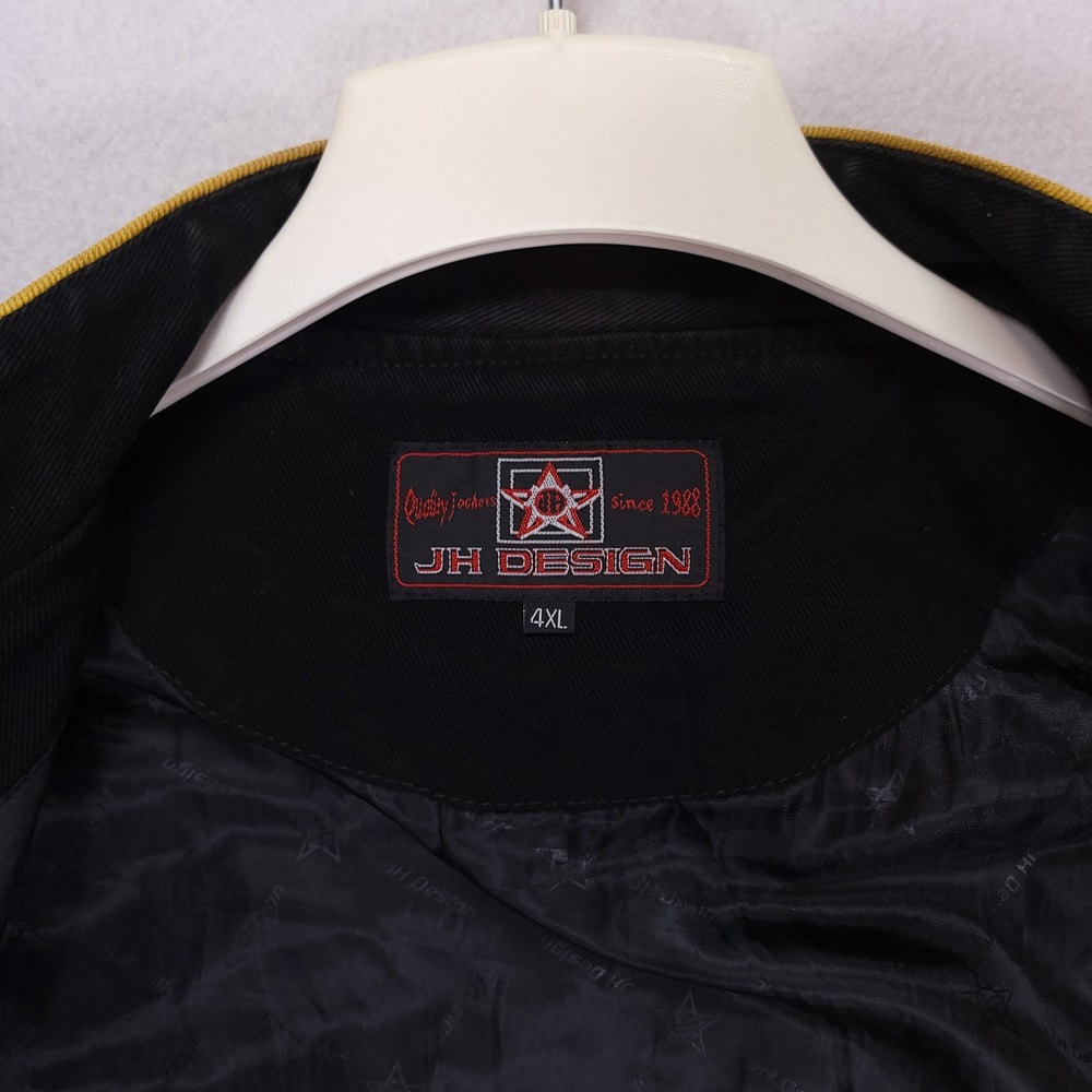 Snickers Ricky Rudd NASCAR Racing Jacket Jeff Hamilton JH Designs Black Mens 4XL - Picture 4 of 12